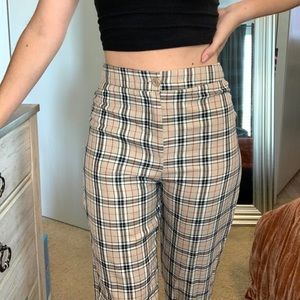 Nastygal Plaid Pants